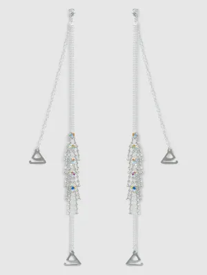 Ziggy Rhinestone Fringe Bra Straps by Frederick's of Hollywood