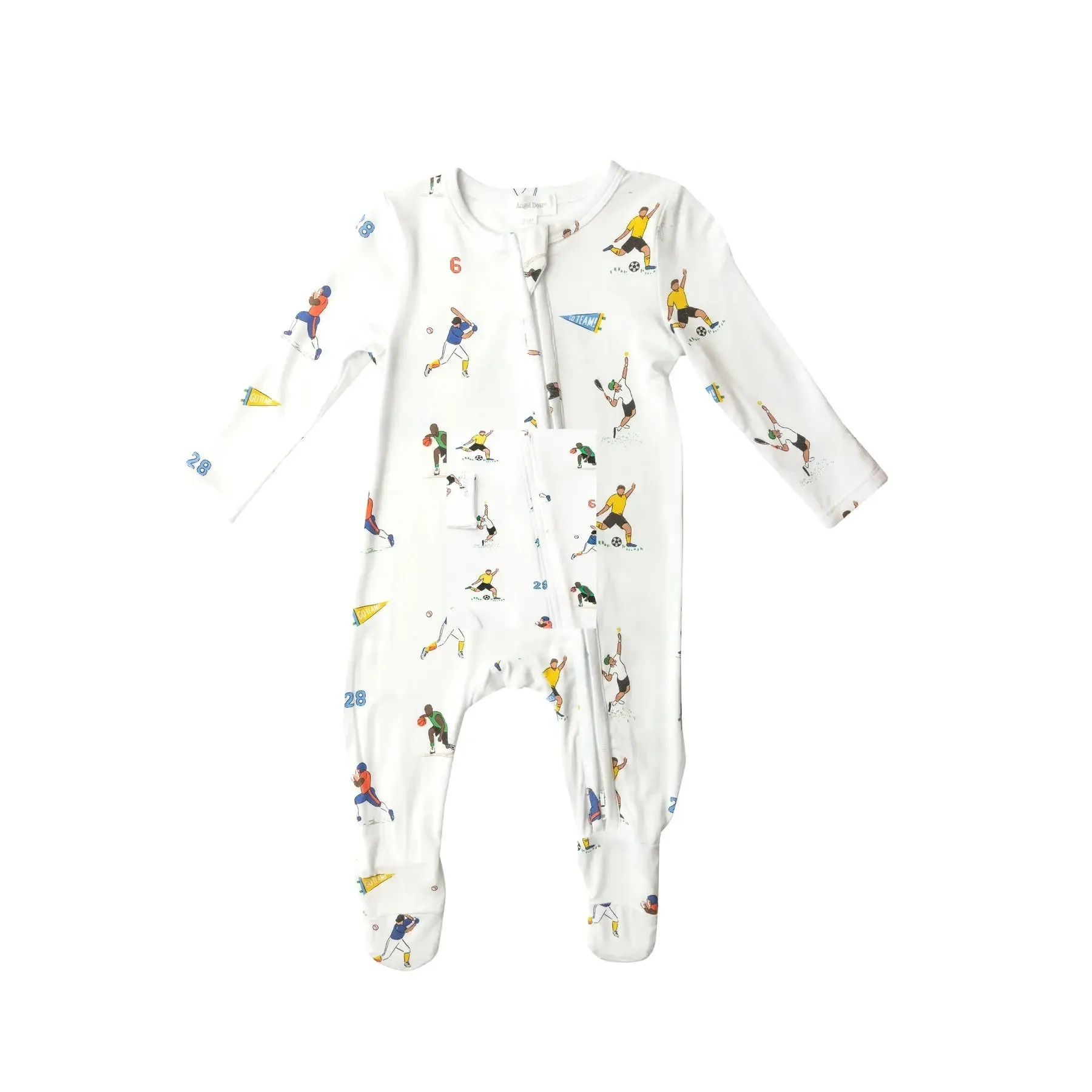 Zipper Footie - Sports | Angel Dear